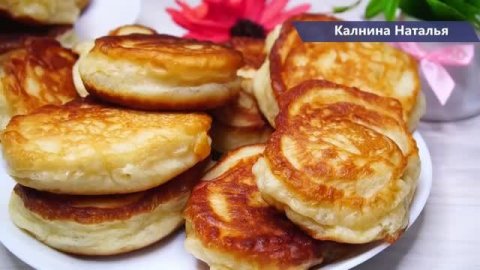 Пышные ОЛАДЬИ ЗАВАРНЫЕ на Кефире Не получаются оладьи пышными!_ Теперь получатся 100%