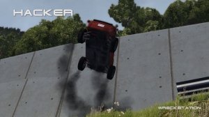 Beamng drive - NOOB vs PRO vs HACKER crashes #3