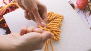 Кленовое панно? | Осенний макраме мастер-класс