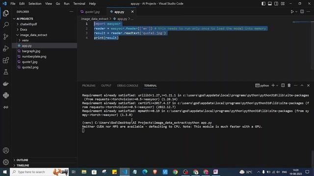 Extract Text From Images/Charts in Python | EasyOCR | Optical Character Recognition(OCR) in Python