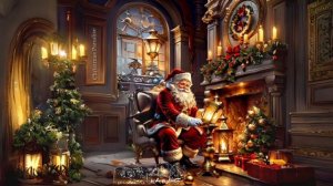 Old songs Christmas | fireplace ambience | christmas ambience | vintage christmas music