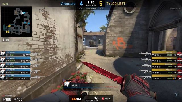 Virtus.pro vs Tyloo [Map 1, inferno] | ESL Pro League Season 11 смотреть онлайн