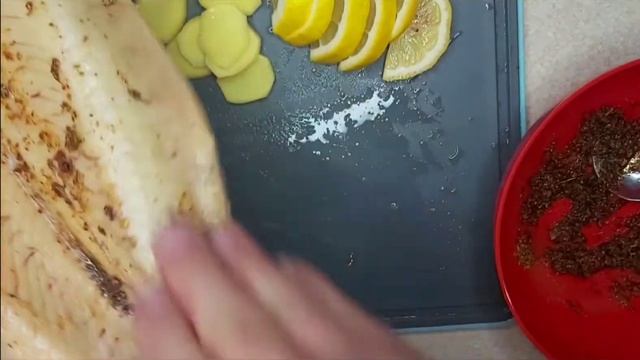 запечённая рыба