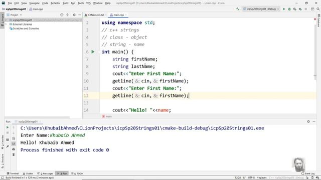 Lecture-14 Char Array, String, String Methods смотреть онлайн