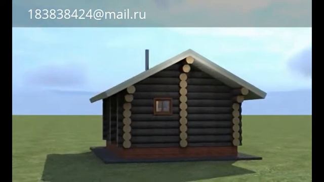 бани 5*6 в36 из лиственницы/ели/кедра или сухарника kelo