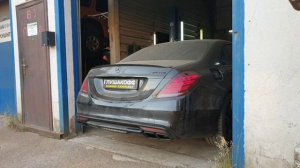 W222 S63 AMG Управляемый глушитель - Звук выхлопа