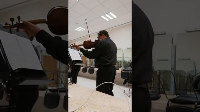VIOLÍN Y FAGOT. Bach BWV 160 1 (Atrib. Telemann) ensayo. Fragmento. смотреть онлайн