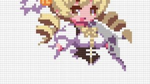 Как Нарисовать Мами Томоэ По Клеточкам | Mami Tomoe | #pixelart