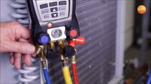 testo 552. Вакууммирование холодильной системы