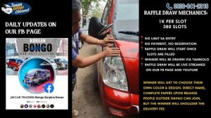 BONGO RAFFLE TA!!! WIN A HYUNDAI PORTER 2 OR KIA BONGO 3 DOUBLE CAB 4x2 | LIVE ANNOUNCEMENT (REPOST