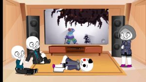 Реакция Маркуса,Алана,Хоррора и Даста на Underverse,озвучку от Dink.