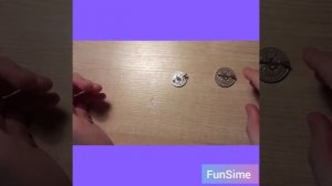 Как сделать значки/делаем железный значок/легко просто и быстро / значок из монеты.??