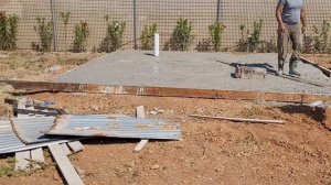 Выгребная яма - вофрос, заливка плиты. Яма 3×3×3, плита 5×5 и 5м3 бетона. Таймлапс.