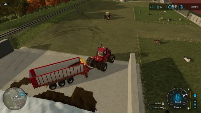 Наконец то я накормил КОРОВ! Маштабируем свою ферму! Farming Simulator 22 смотреть онлайн