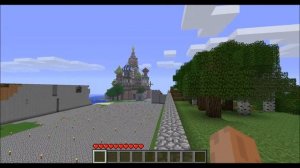 Minecraft St. Basil's Cathedral Собор Василия Блаженного