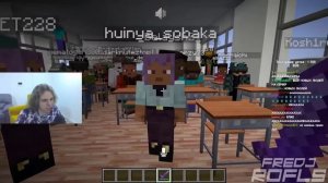 ФЫВФЫВ ОТПРАВИЛ ИГРОКОВ В ШКОЛУ С ГОЛОСОВЫМ ЧАТОМ В Майнкрафте! ?