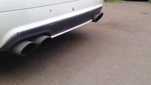 Звук выхлопа Mercedes s221 6,3 amg