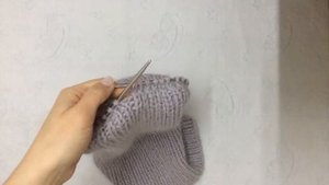 Шапка с двойным отворотом спицами из пуха норки/ангоры! Мастер-класс на шапку ТАКОРИ!