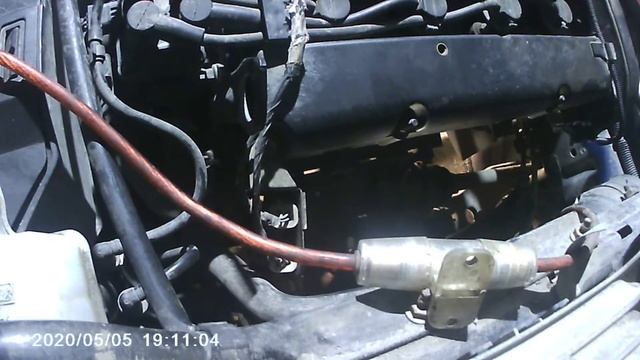 снятие коллектора,удаление католизатора форд фокус