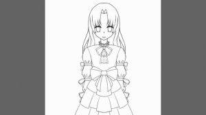 Как я рисую аниме в ибис паинт | [SpeedPaint] |