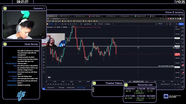 🔴 LIVE FOREX DAY TRADING - CORE PPI NEWS - February 16, 2023 ( XAU USD & GBP JPY )