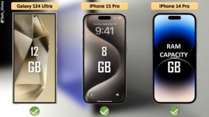 Samsung Galaxy S24 Ultra vs iPhone 15 Pro vs 14 Pro - Comparison !