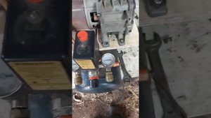 китайский компрессор+движок от стиралки 400 ватт.
