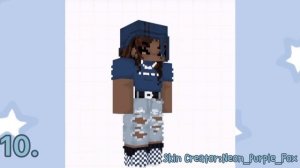 Blue Theme HD Minecraft Skins~With Links~MCPE