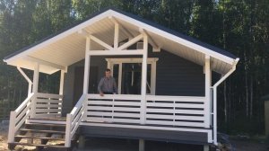 СК Русская Построечка - Каркасная баня 8х6 (часть 1)