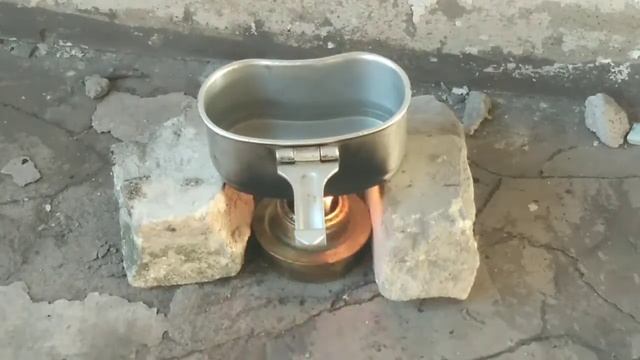 Спиртовка на бензине, или как делать не надо!