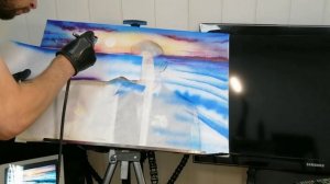 Свадебный портрет аэрографом