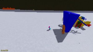 ROBLOX SNOW DAY in LOGO CITY (Frappe Snowland)