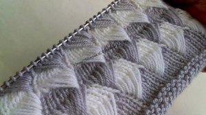 "Пэчворк 2" спицами - Меняем направление узора