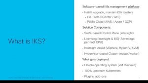 Introduction to Intersight Kubernetes Service (IKS)