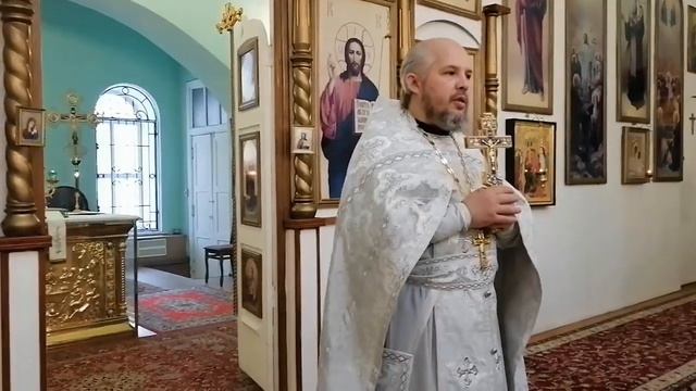 Проповедь о.Виталия Щербакова в праздник Крещения Господня 19.01.22 смотреть онлайн