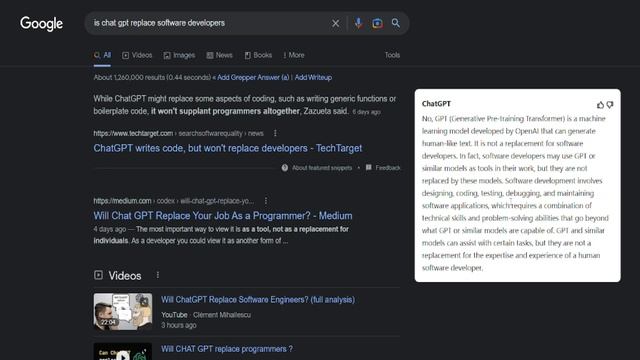 Relax!! Open AI and Chat GPT is not a Threat for Software Developers