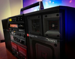 SONY FH-150W 1987 год Rare Vintage Stereo Cassette Player Boombox.