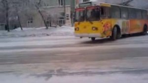 Дрифт. Сибирский троллейбус.