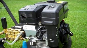 Robin Subaru EX27 on a pressure washer