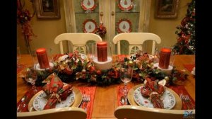 Новогодняя сервировка стола/Праздничная Сервировка на Рождество