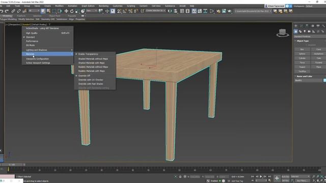 3ds Max Материалы Назначение и распределение по поверхности (UVW Map) на примере стола смотреть онлайн