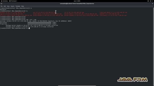 Oracle Linux 8.8 installation on VirtualBox 7.0 with Guest Additions