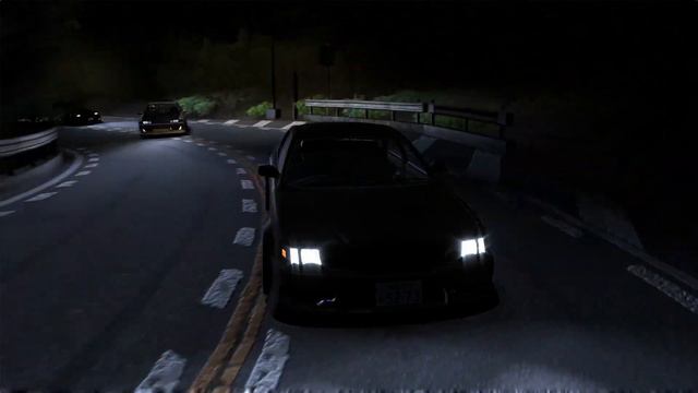 Assetto Corsa, Hakone Ohiradai night runs. смотреть онлайн