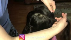 Прическа на праздник девочке