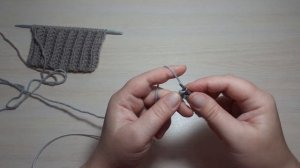 Польская резинка спицами, видео | Knitting rib