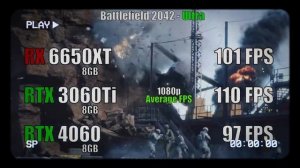 ???RX 6650XT против RTX 3060Ti против RTX 4060??? Тесты в16 Играх
