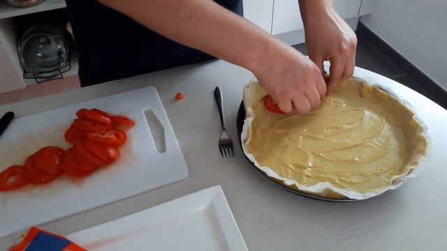 ФРАНЦУЗСКИЙ СОЛЕНЫЙ ПИРОГ С ПОМИДОРАМИ/ТАРТ С ПОМИДОРАМИ И ГОРЧИЦЕЙ