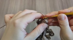 Кукла Ириска || Цельновязаная кукла крючком || Часть 3 || Вяжем волосы ||