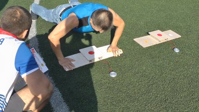 Сдача норм ГТО. Отжимания. 46 раз.( на золото норматив- 24, категория 50 -59). смотреть онлайн