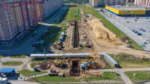 Строительство рекреационной зоны по ул. Чернякова между пгт Медведево и г. Йошкар-Ола | Июль 2022 г.
